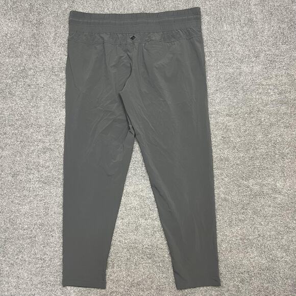 Prana Pants Mens XL Gray Drawstring Waist Polyester Stretch Athletic Gym - Picture 3 of 10